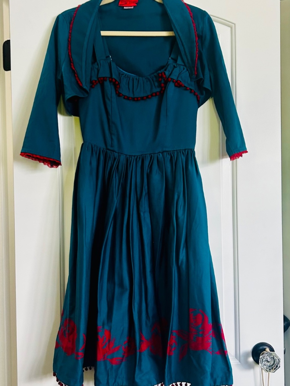 Pinup Couture Deadly Dames Bolero and Dress set